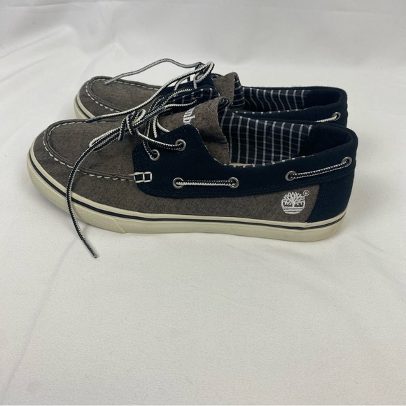Timberland Loafers Earthkeepers Shoes Canvas Slip-on Boat Shoes - Picture 2 of 9